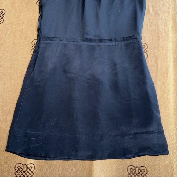 Marc By Marc Jacobs Sequin Silk Mini Dress In Black & Silver Size M - Picture 13 of 14